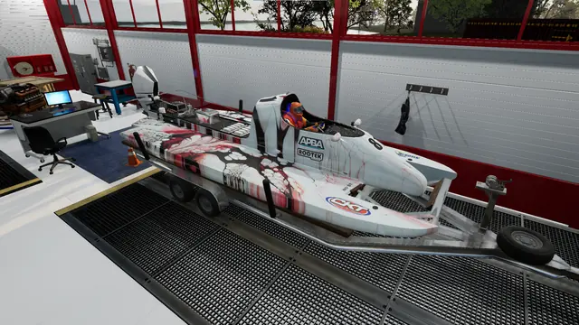 Boat racing screenshot from Tunnel Boat Terror