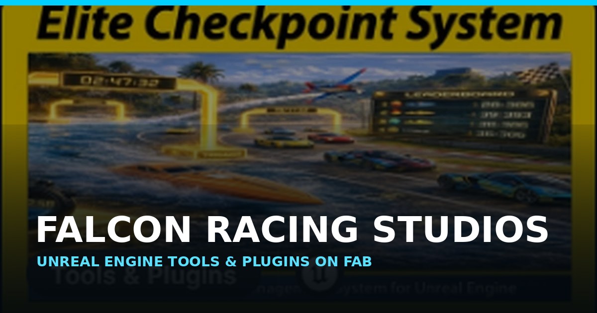 Falcon Racing Studios Unreal Engine plugin catalog